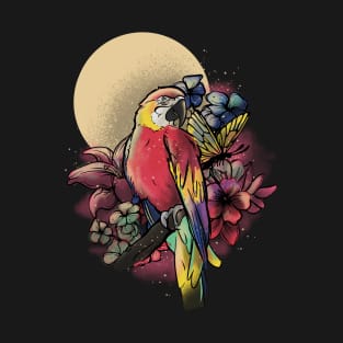 Moonlight Parrot T-Shirt