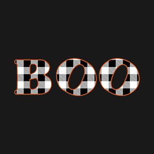 Boo Buffalo Plaid Halloween Quarantine 2020 T-Shirt