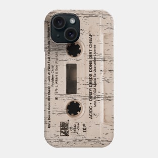 Ac Dc Vintage Phone Case