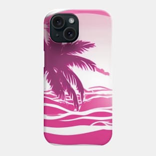 Tropical Sunset Snow Globe Design No. 833 Phone Case