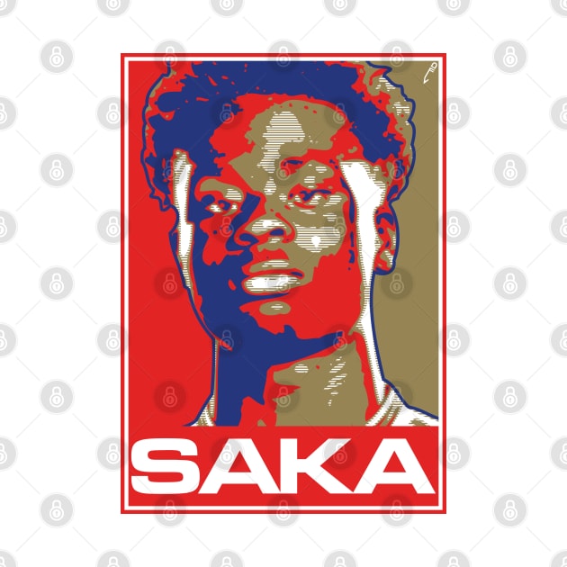 Saka - RED by DAFTFISH