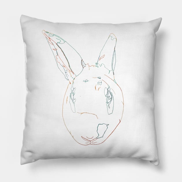 Rabbit Pillow by RaLiz