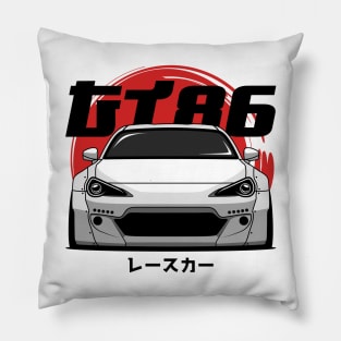 White GT 86 Front Pillow