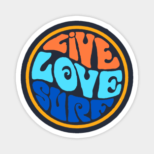 Live love surf Magnet