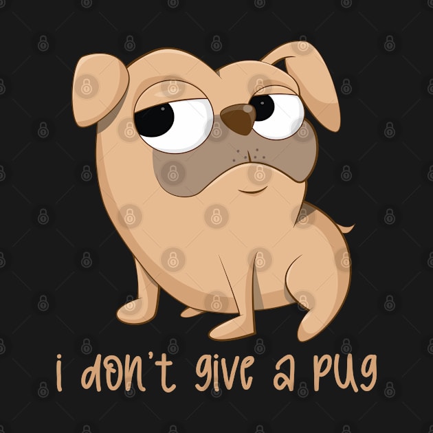 i don't give a pug by sj_arts