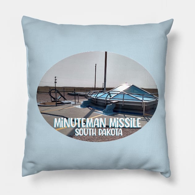 Minuteman Missile South Dakota Pillow by Lil-Bit-Batty