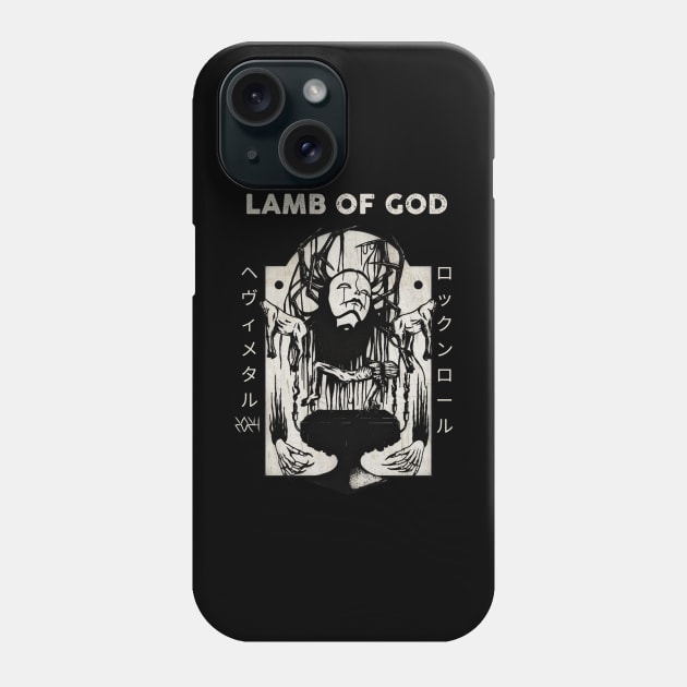 lamb of god Phone Case by RAZOR FORCE
