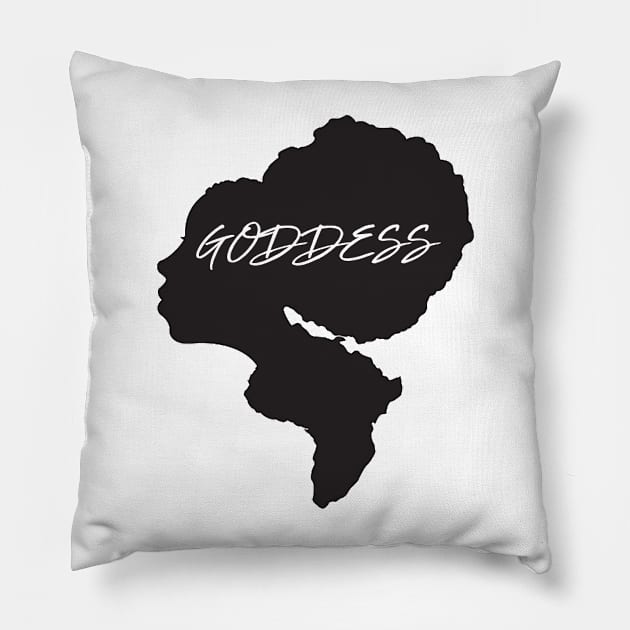 AFRICAN GODDESS Pillow by pocshop