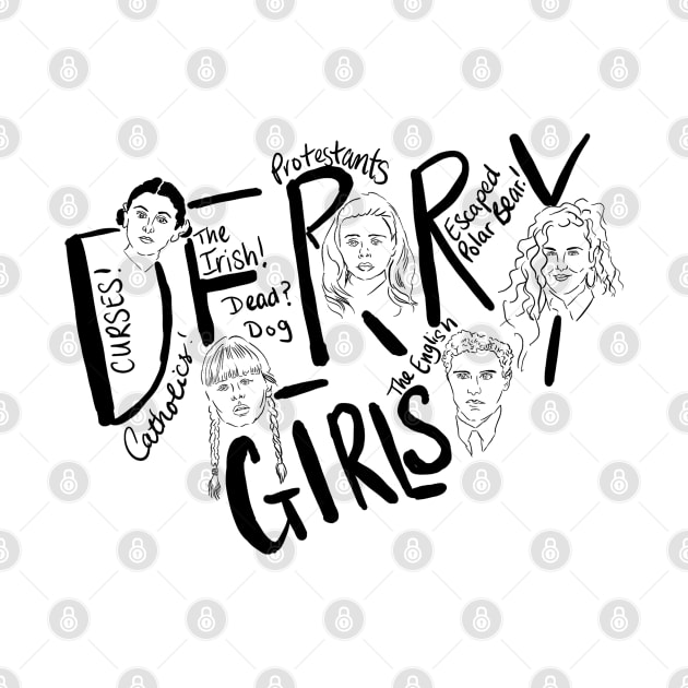 Derry Girls New Design by Alaknanda prettywoman