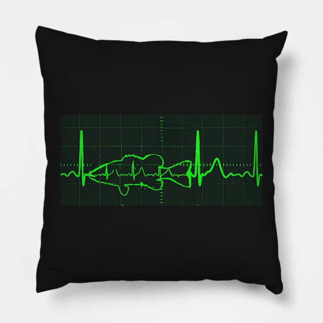 Live for fishing Pillow by mursart68