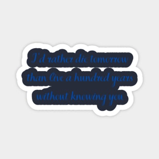 Romance Quote Magnet