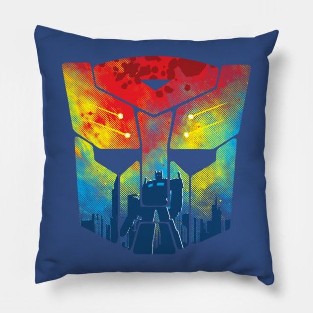 War On Earth Pillow by Daletheskater