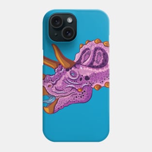 Triceratops (grape) Phone Case