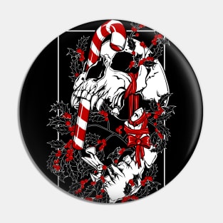 Deck the Skulls with Boughs of Holly Pin