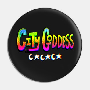 City goddess Pin