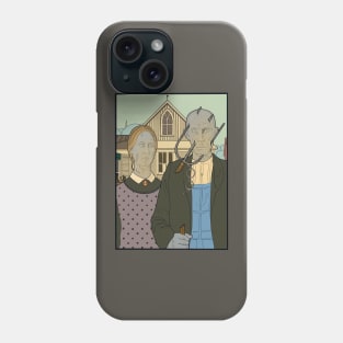 American gothic zombies Phone Case