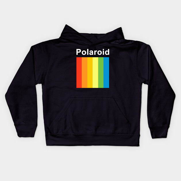 polaroid rainbow hoodie