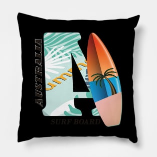 Australia surf board Pillow