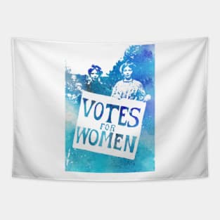 Votes For Women in Blue Tapestry