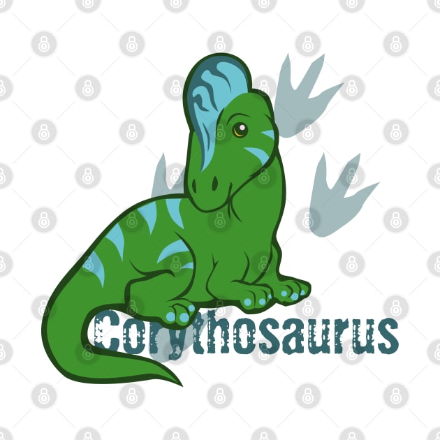 Cute Corythosaurus by SakuraDragon