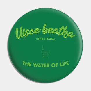 Uisce beatha - The Water of Life Pin