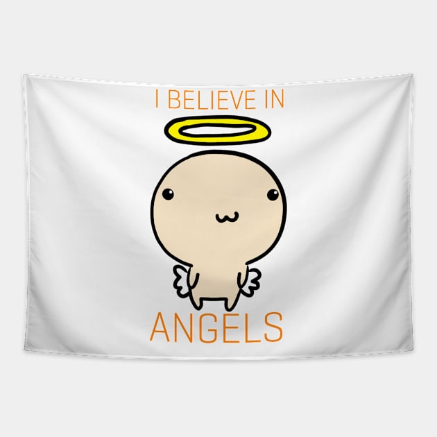 Believe Angels Tapestry by Monster To Me