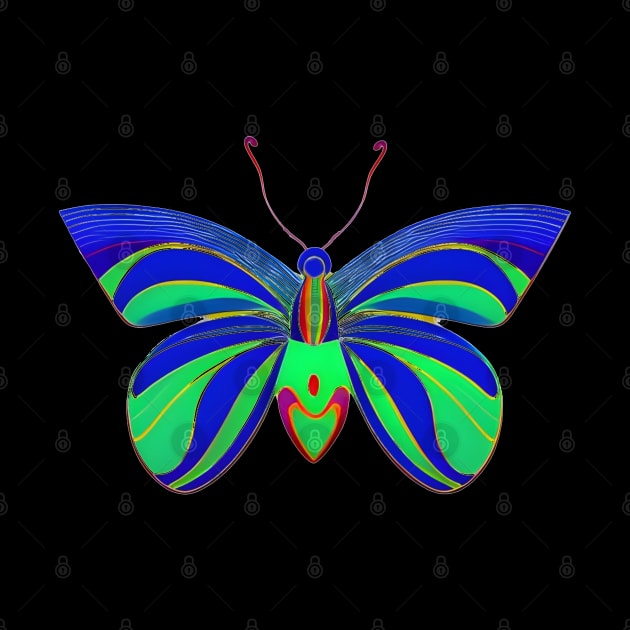 colorful butterfly by mdr design