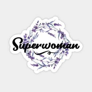 Awesome Superwoman Quote Design Magnet