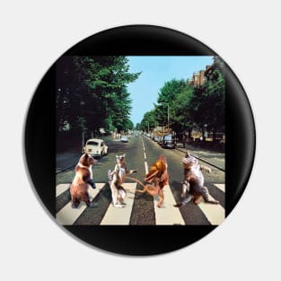 Abbey Road animals Pin