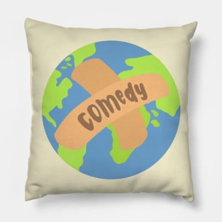 Healing the world with comedy Pillow