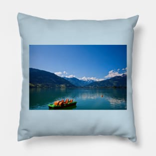 Placid Lake Zell, Austria (2) Pillow