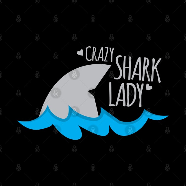 Crazy Shark Lady by jazzydevil