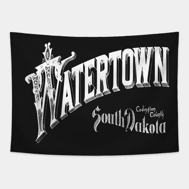 Vintage Watertown, SD Tapestry by DonDota