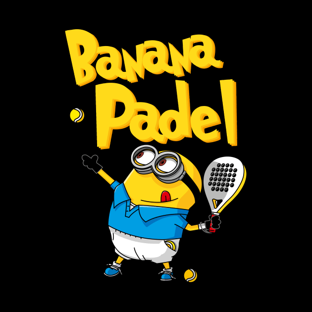 BANANA PADEL BLACK by Raulopez