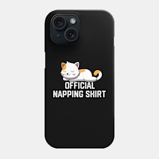 official napping shirt Phone Case