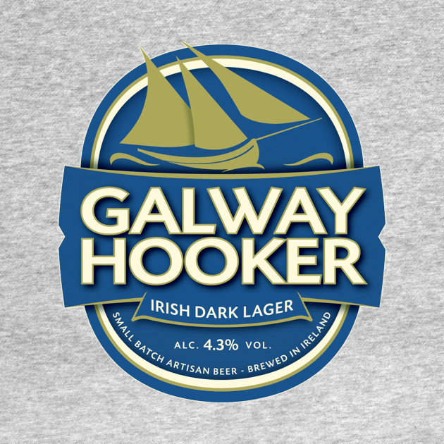 Disover galway hooker beer - St Patrick Day - Baseball T-Shirt