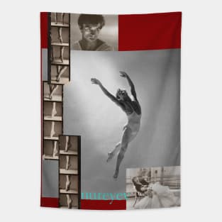 Nureyev Collage Portrait Tapestry