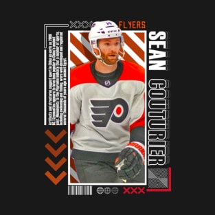 Sean Couturier Paper Poster Version 10 T-Shirt