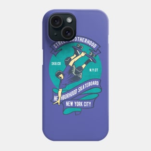 vintage skateboarding Phone Case