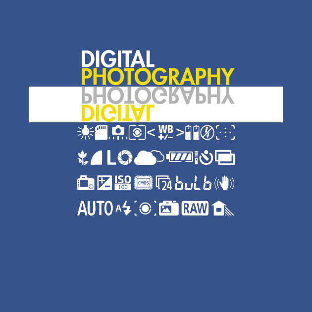 Photographer Digital Photography DSLR Camera Symbols Settings by ernstc