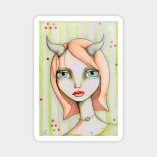 Peachy Faun Magnet