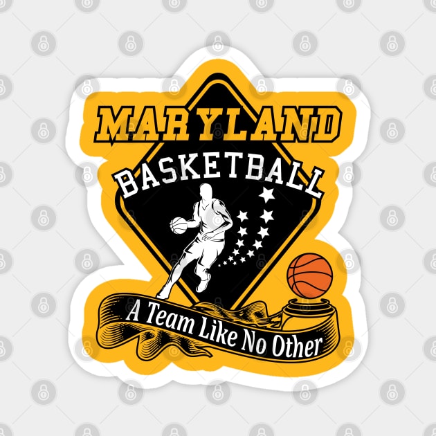 MARYLAND BASKETBALL | 2 sided Magnet by VISUALUV