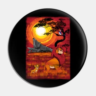 Sunset in the Pride Lands Pin