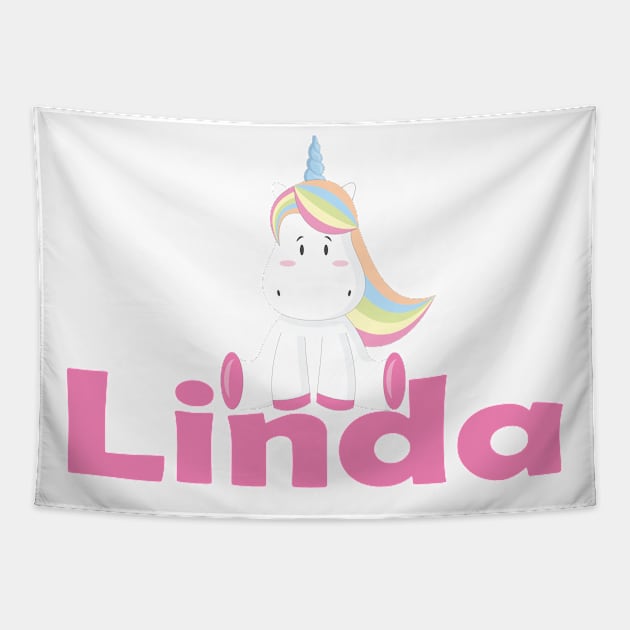 Linda Unicorn Tapestry by ProjectX23Red