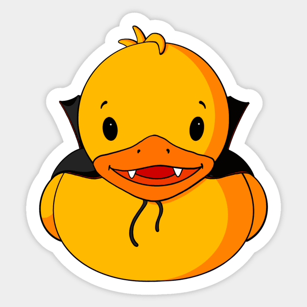 Vampire Rubber Duck - Vampire - Sticker | TeePublic