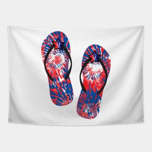 flip flops 4th of july Tapestry