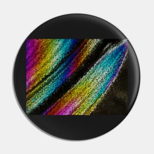 rainbow coloured design bead of the full visible spectrum Pin