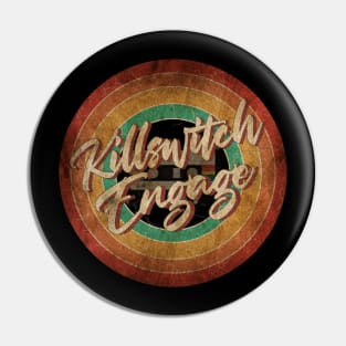 Killswitch Engage Vintage Circle Art Pin