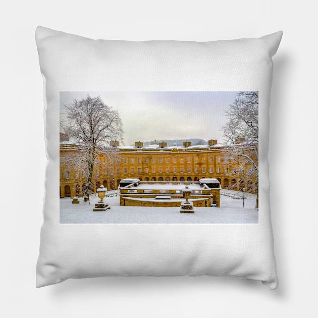 The Crescent, Buxton Pillow by geoffshoults