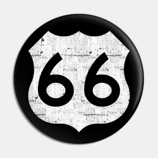 Route 66 -- Vintage Look Design Pin